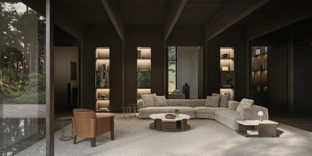Edmond corner sofa by Molteni & C
