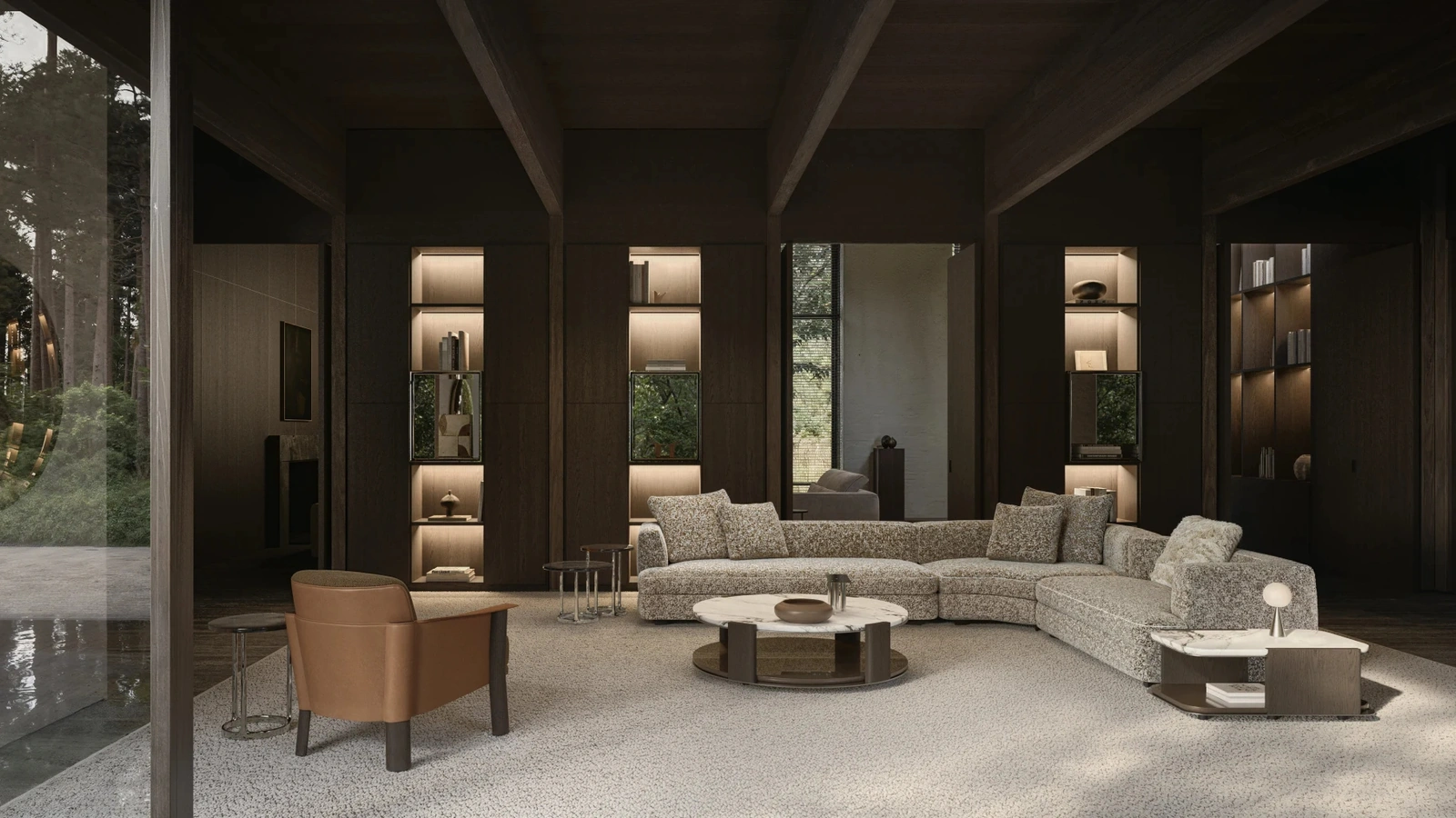 Edmond corner sofa by Molteni & C