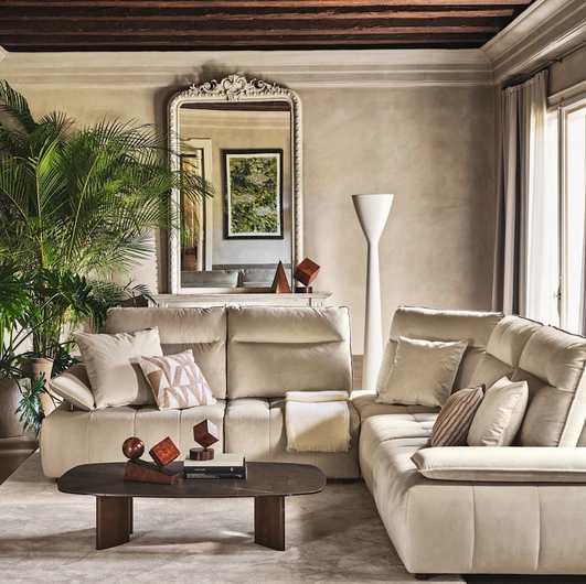 Corner sofa Equipe by Calligaris