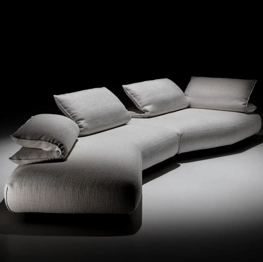 Plane linear sofa by Twils