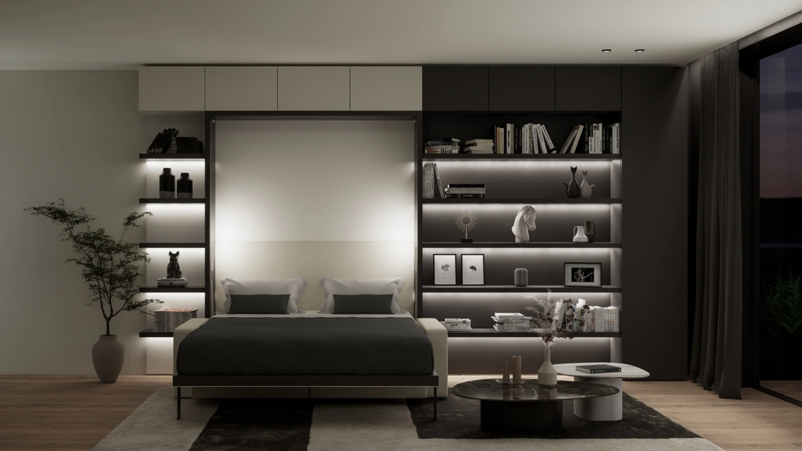 Atena hidden bed by Clei