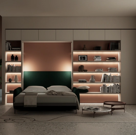 Minerva 03 wall bed by Clei