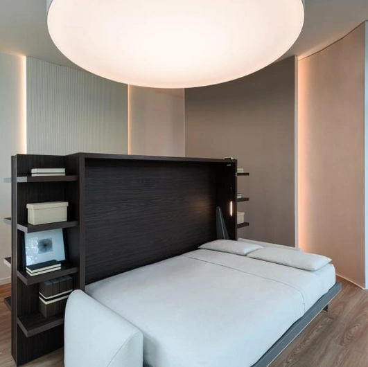 Minerva Horizontal 02 Wall Bed by Clei