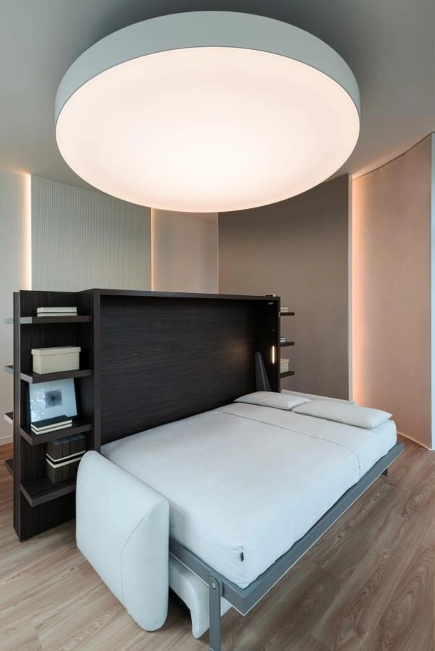 Minerva Horizontal 02 Wall Bed by Clei