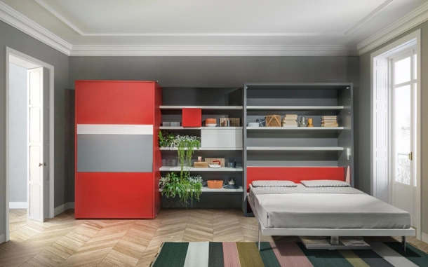 Penelope 2 Dining Murphy Bed by Clei