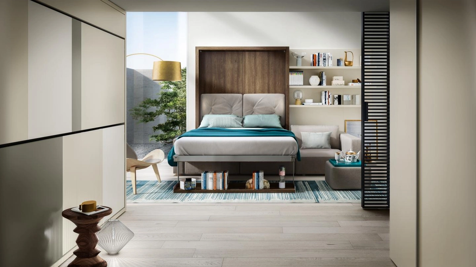 Swing 02 Concealed Bed by Clei