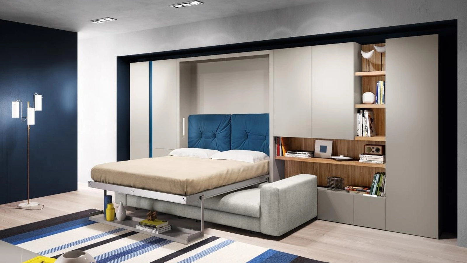 Tango 03 retractable bed by Clei