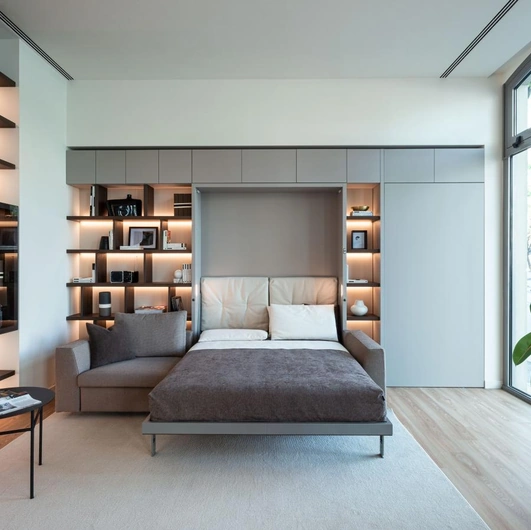 Tonale 01 wall bed by Clei