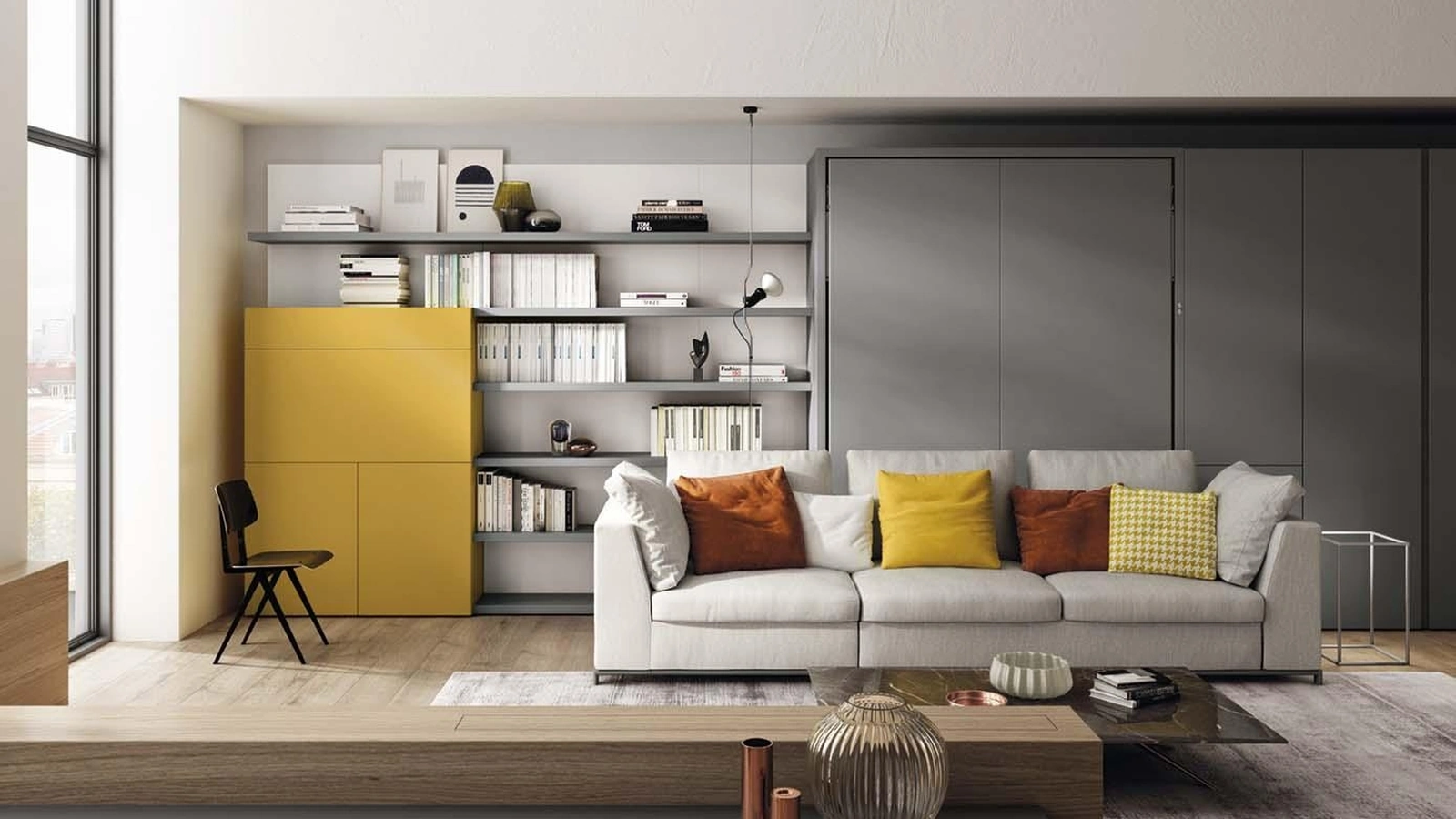 Tonale 03 retractable bed by Clei