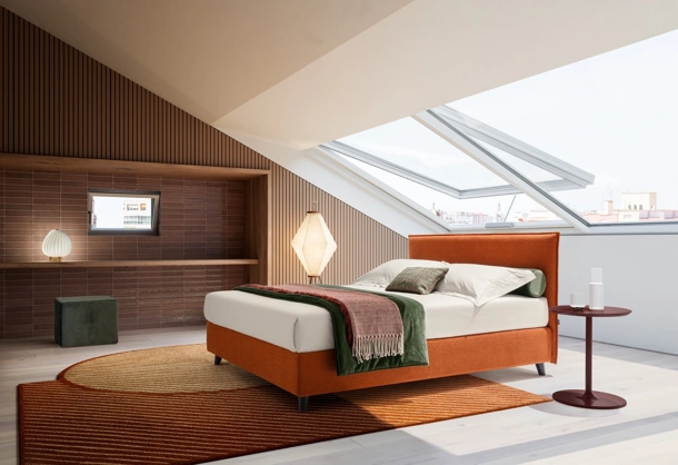 Bed with storage box Agata by Twils