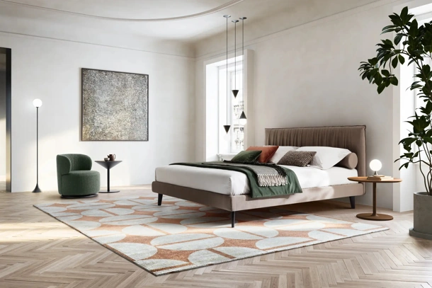 Karen upholstered bed by Twils