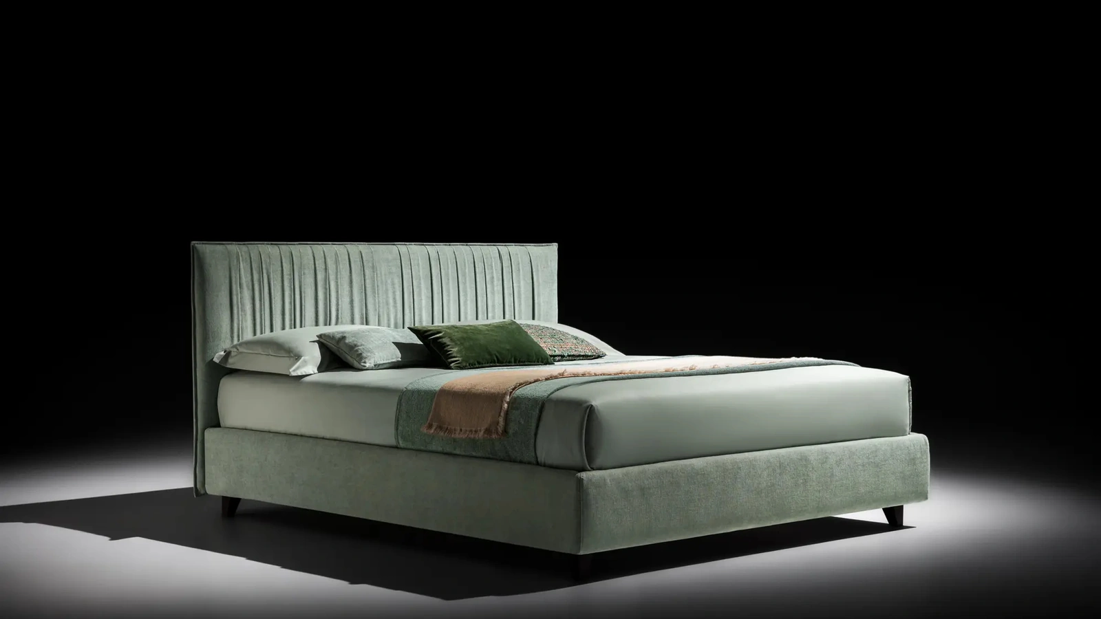 Karen upholstered bed by Twils