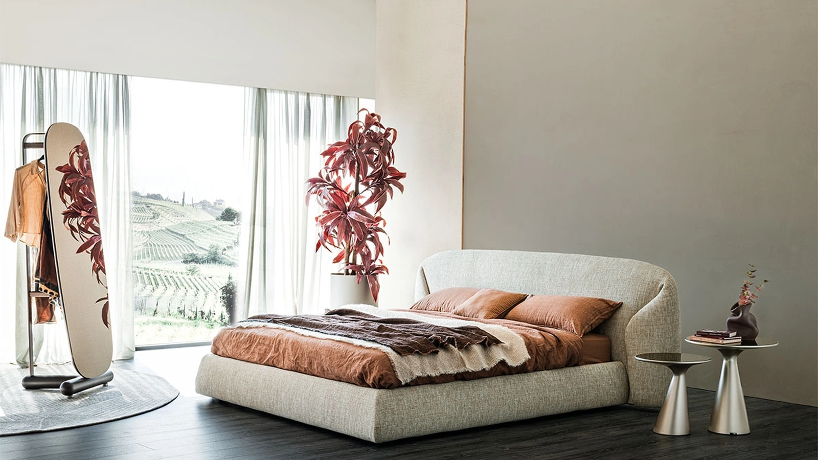 Bed with storage Richard by Cattelan Italia