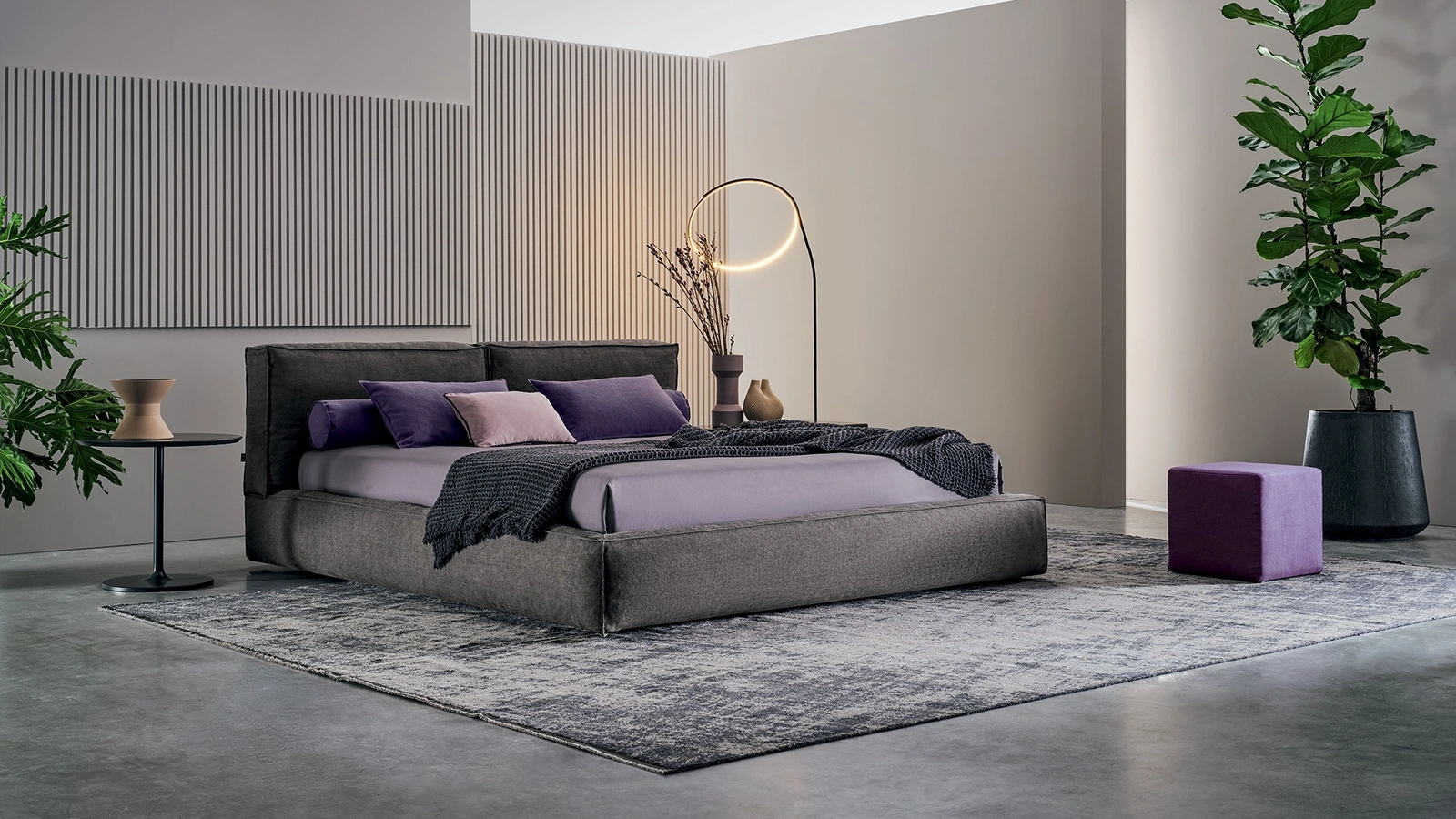 Bed with storage box Academy Piuma by Twils
