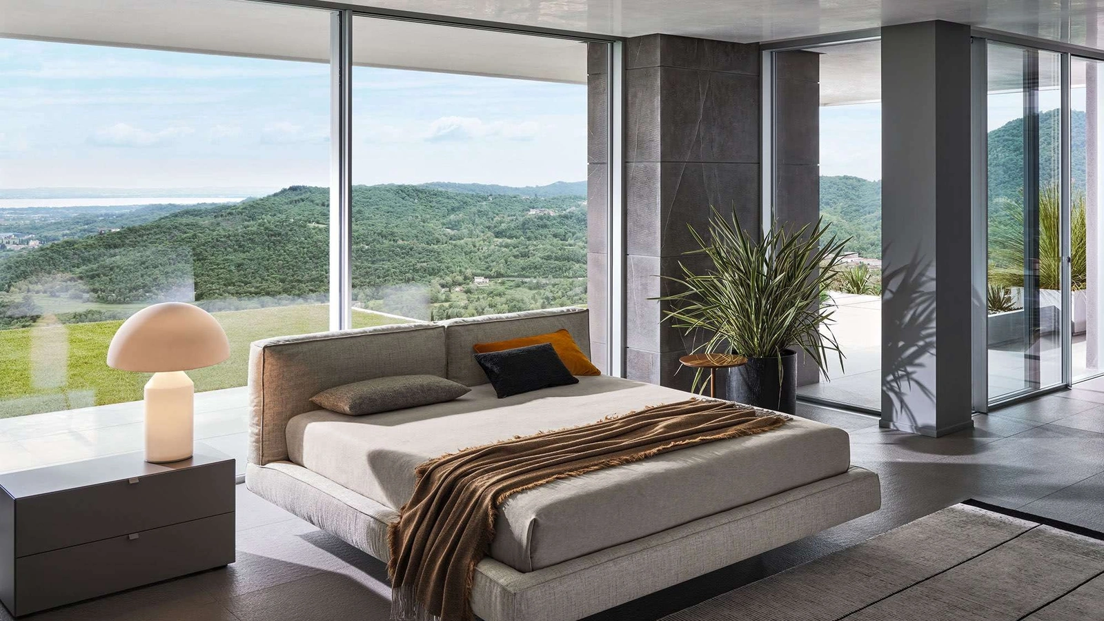 Bed with storage box Academy Piuma by Twils