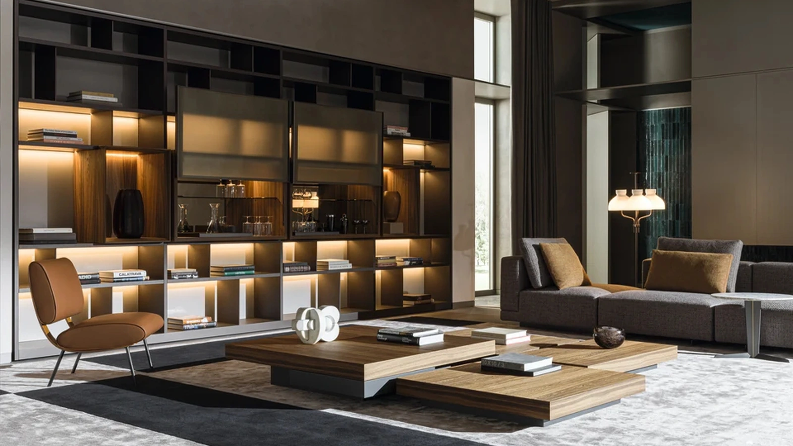 505 UP SYSTEM 06 Bookcase by Molteni & C