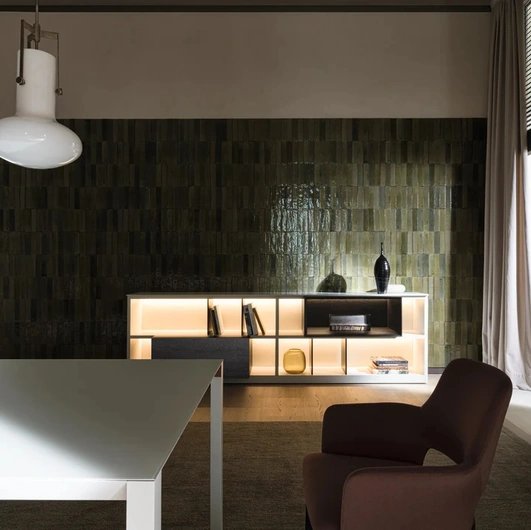 Bookcase 505 UP SYSTEM 09 by Molteni & C