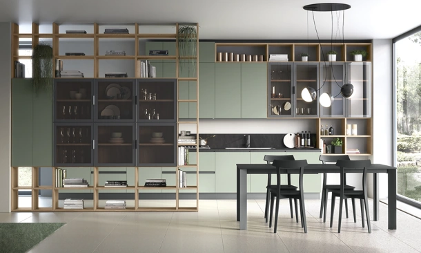 Golf Infinity U07 Bookcase by Colombini Casa