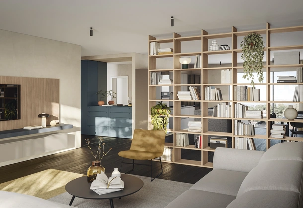 Golf Infinity A103 Bookcase by Colombini Casa