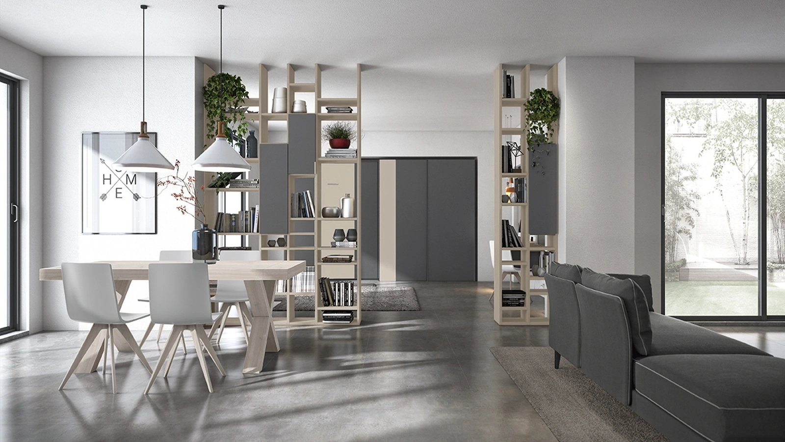 Golf Infinity A106 Bookcase by Colombini Casa