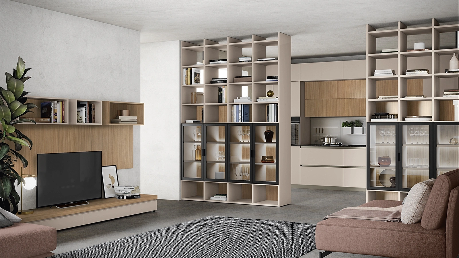 Golf Infinity R102 Bookcase by Colombini Casa