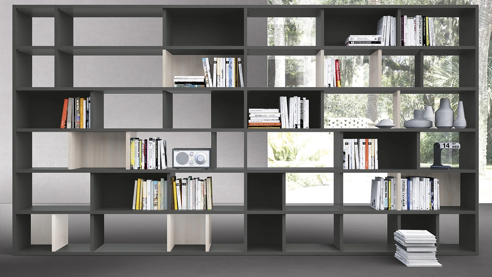 Golf Infinity R104 Bookcase by Colombini Casa