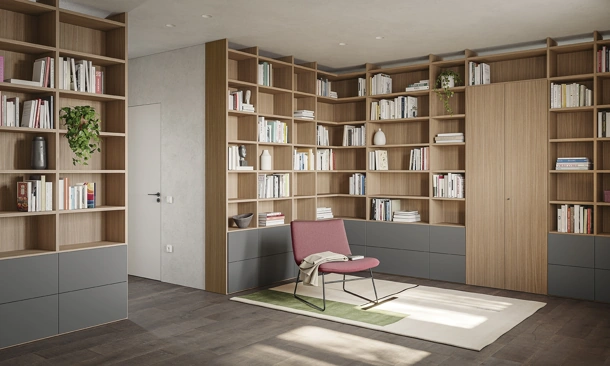 Golf Infinity U116 Bookcase by Colombini Casa