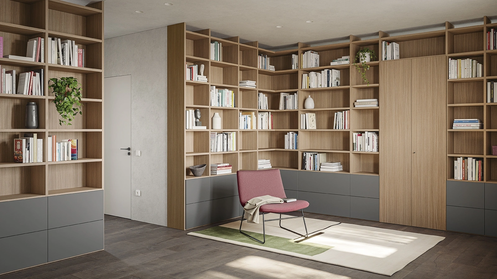 Golf Infinity U116 Bookcase by Colombini Casa