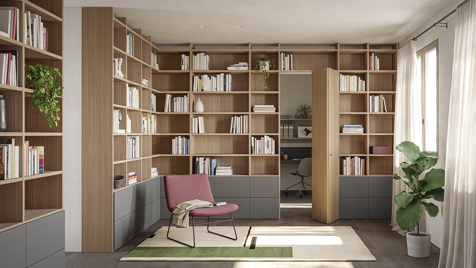 Golf Infinity U116 Bookcase by Colombini Casa