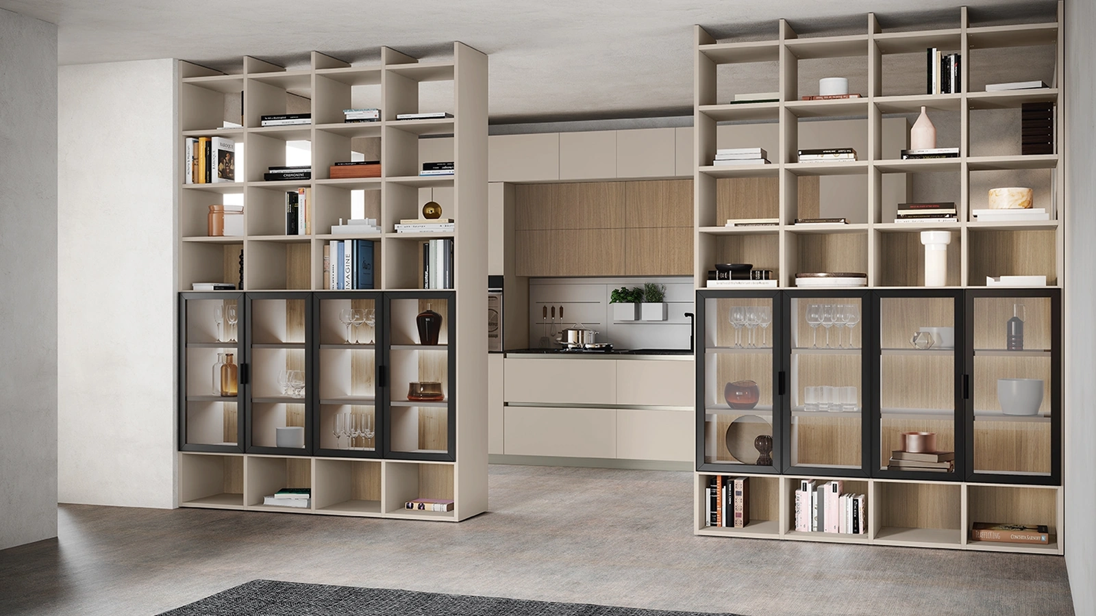 Golf Infinity U118 Bookcase by Colombini Casa