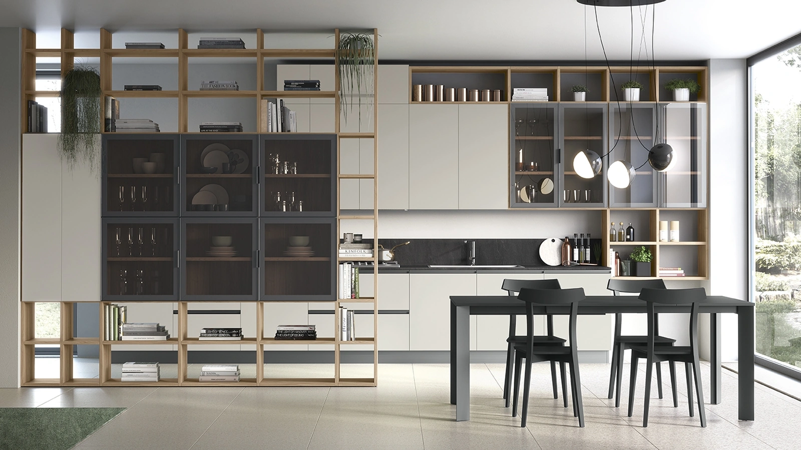 Golf Infinity U119 Bookcase by Colombini Casa