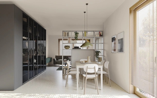 Golf Infinity U120 Bookcase by Colombini Casa