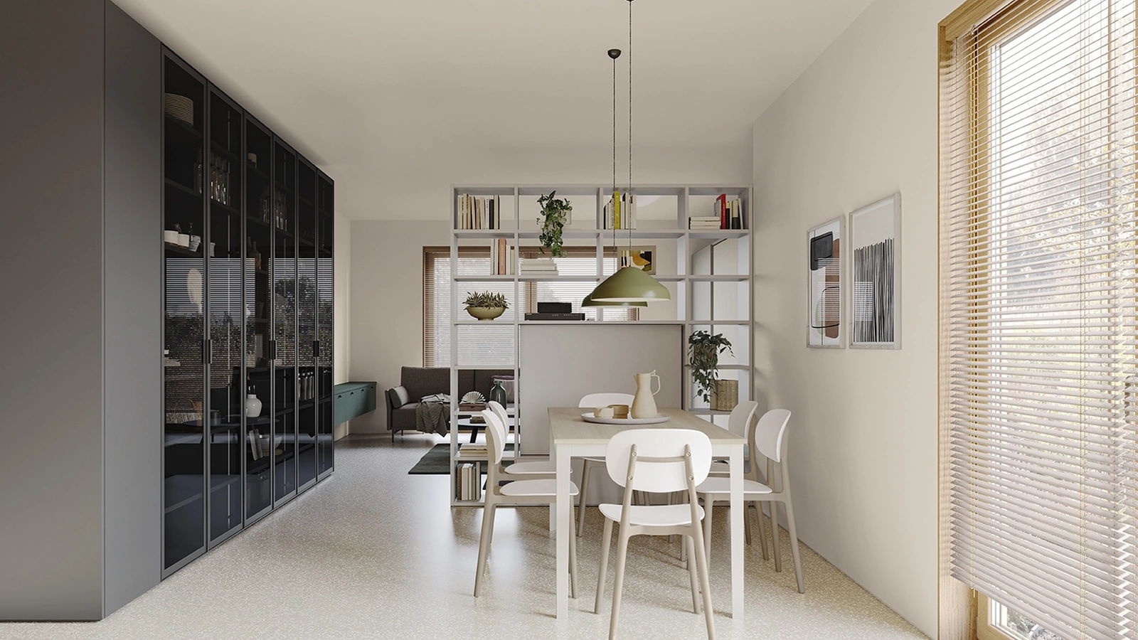 Golf Infinity U120 Bookcase by Colombini Casa