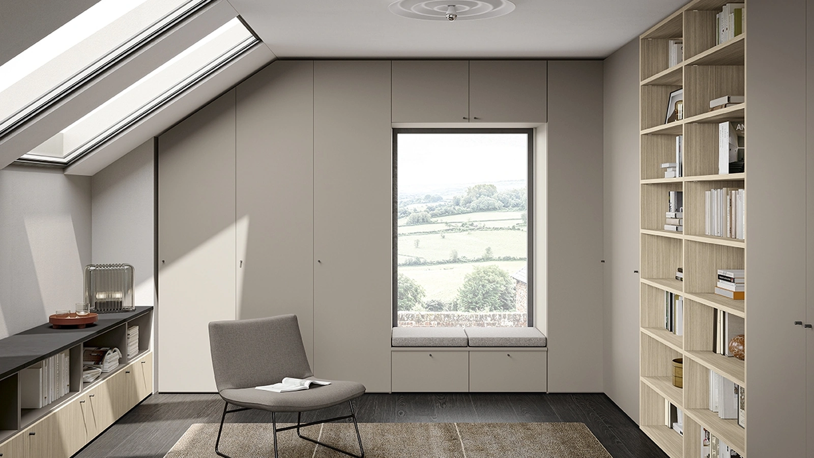 Golf Infinity U126 Bookcase by Colombini Casa