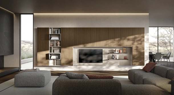 Infinity L102 Bookcase by Colombini Casa
