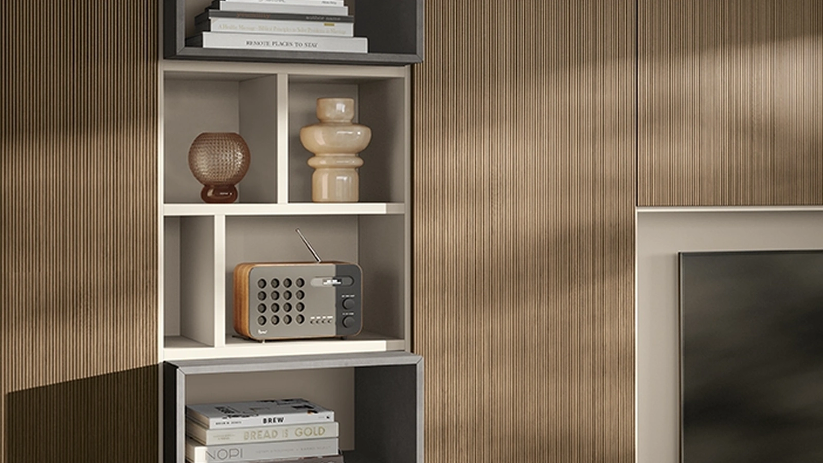 Infinity L102 Bookcase by Colombini Casa