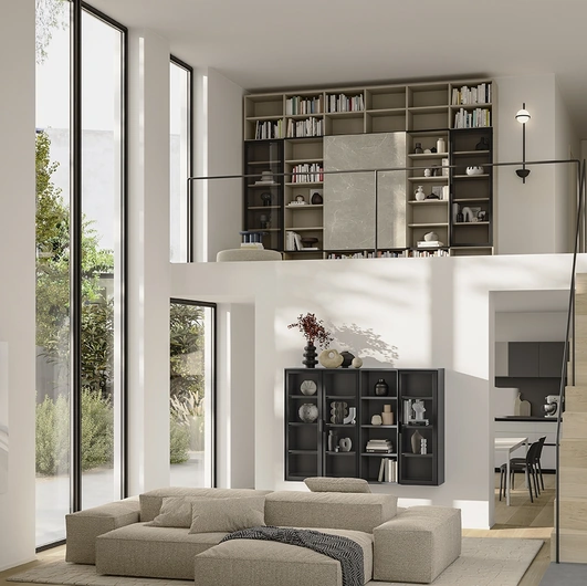 Infinity L108 Bookcase by Colombini Casa