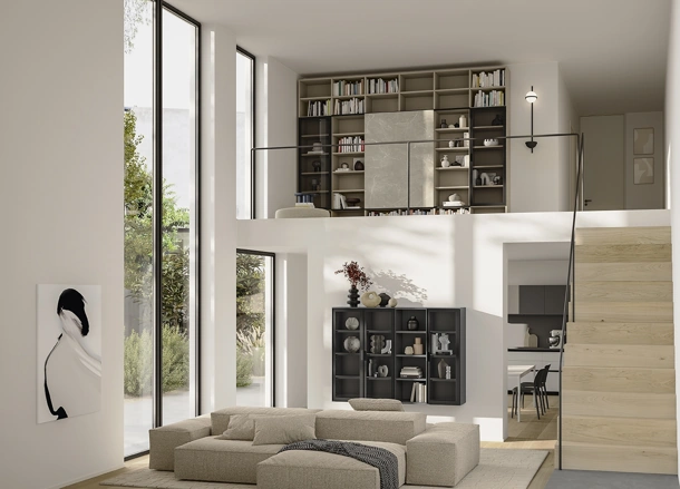 Infinity L108 Bookcase by Colombini Casa