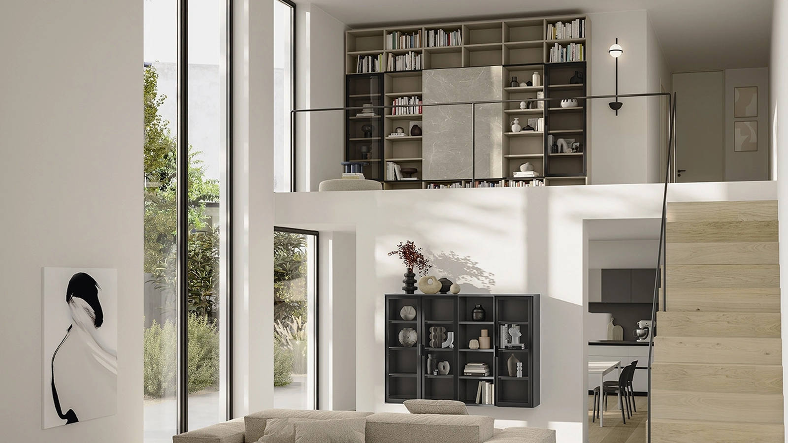 Infinity L108 Bookcase by Colombini Casa