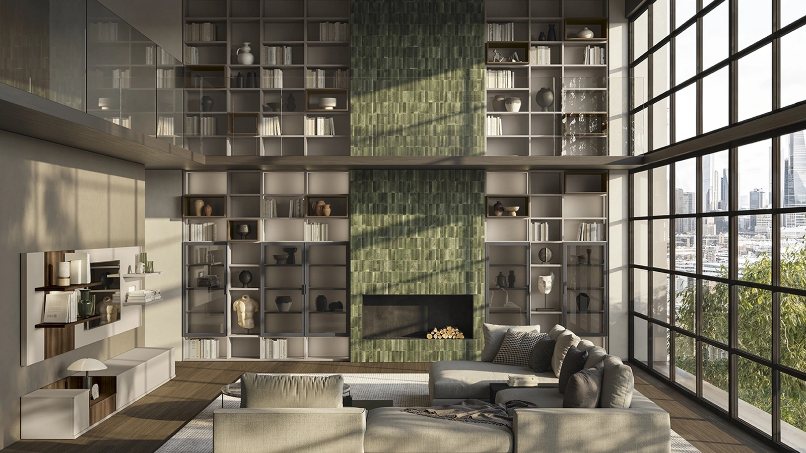 Infinity L109 Bookcase by Colombini Casa