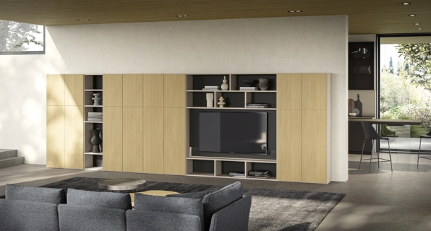 Infinity L114 Bookcase by Colombini Casa