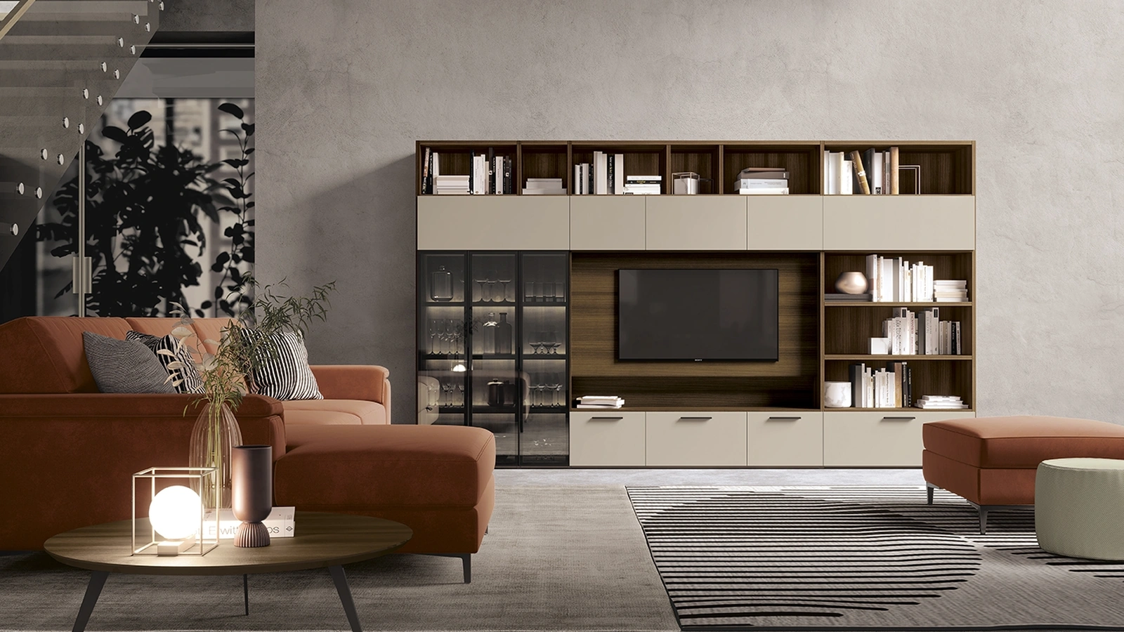 Infinity L120 Bookcase by Colombini Casa