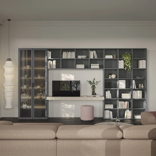 Infinity L122 Bookcase by Colombini Casa