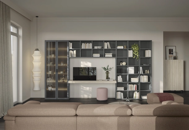Infinity L122 Bookcase by Colombini Casa