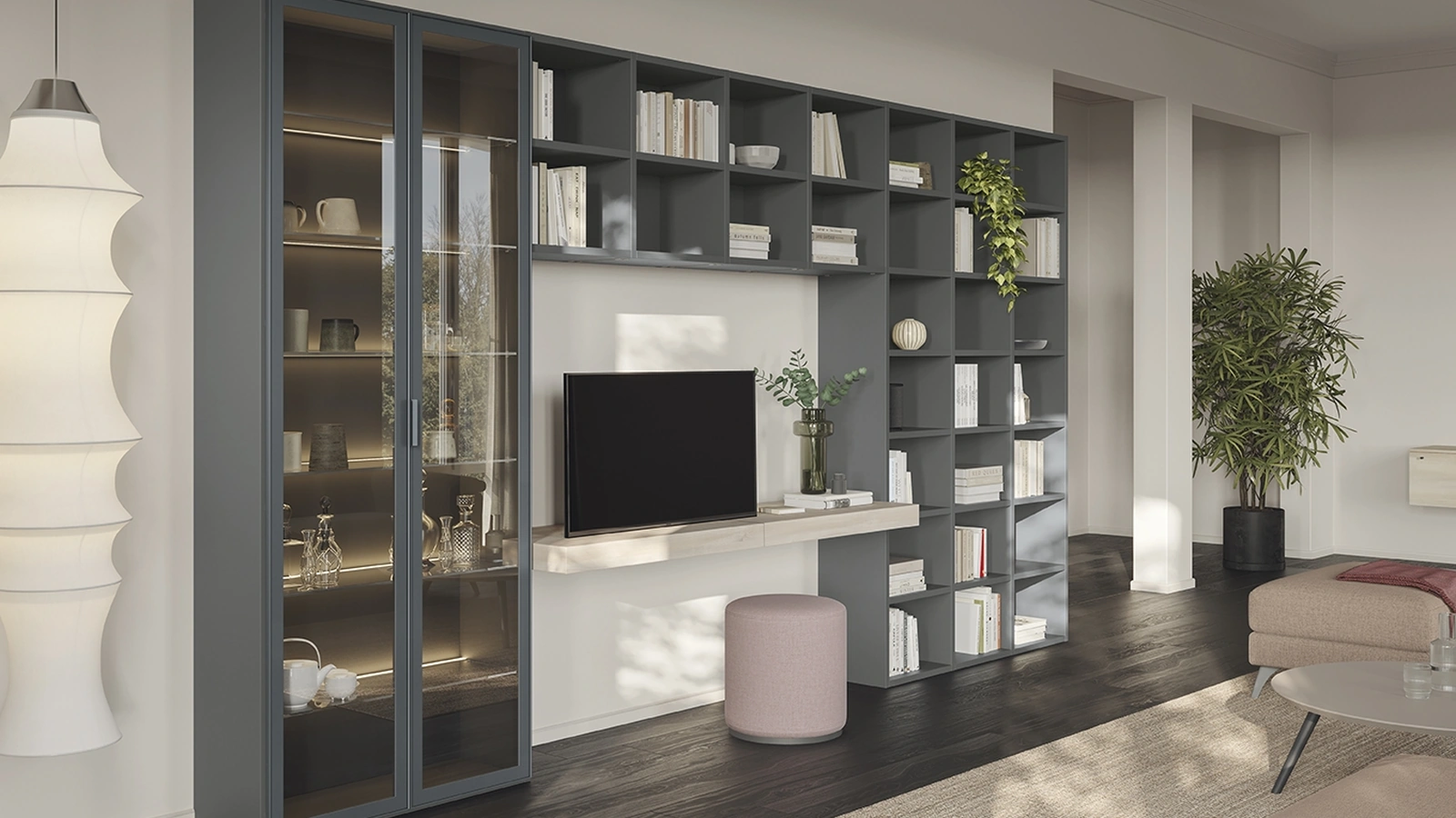 Infinity L122 Bookcase by Colombini Casa