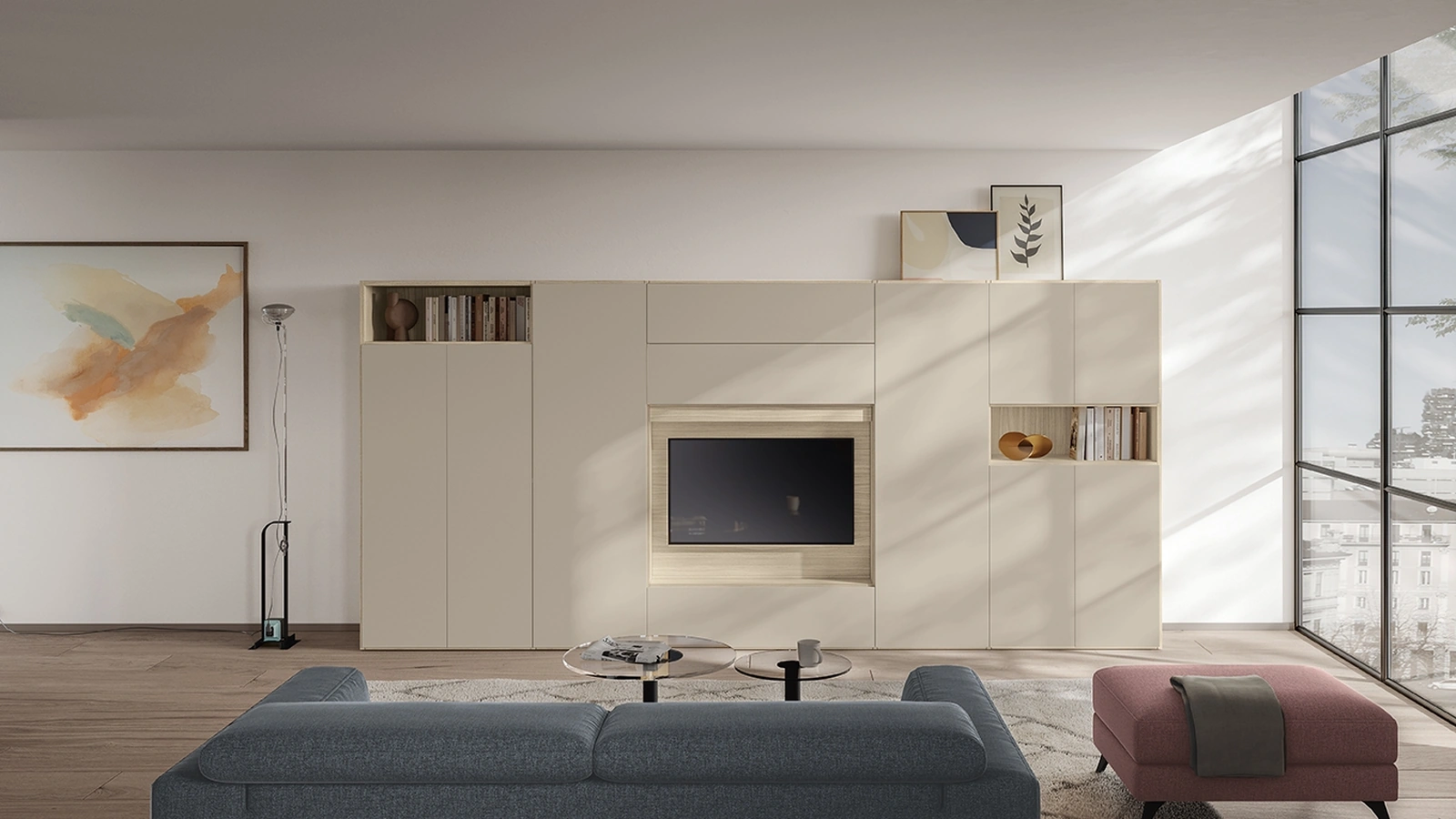 Infinity L126 Bookcase by Colombini Casa