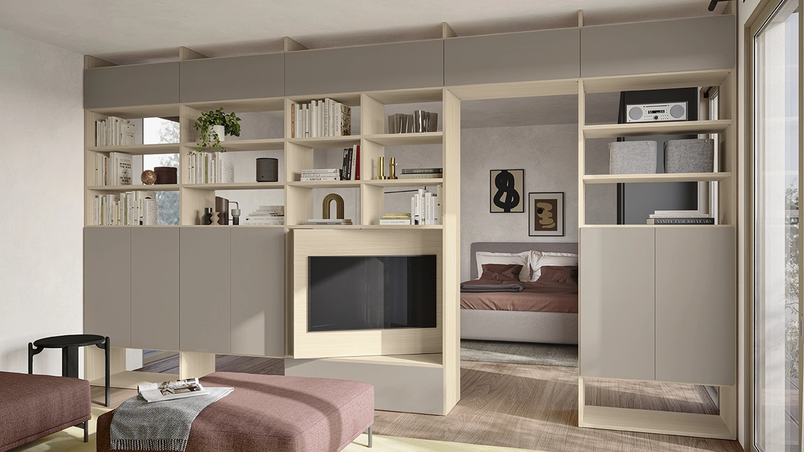 Infinity N128 Bookcase by Colombini Casa