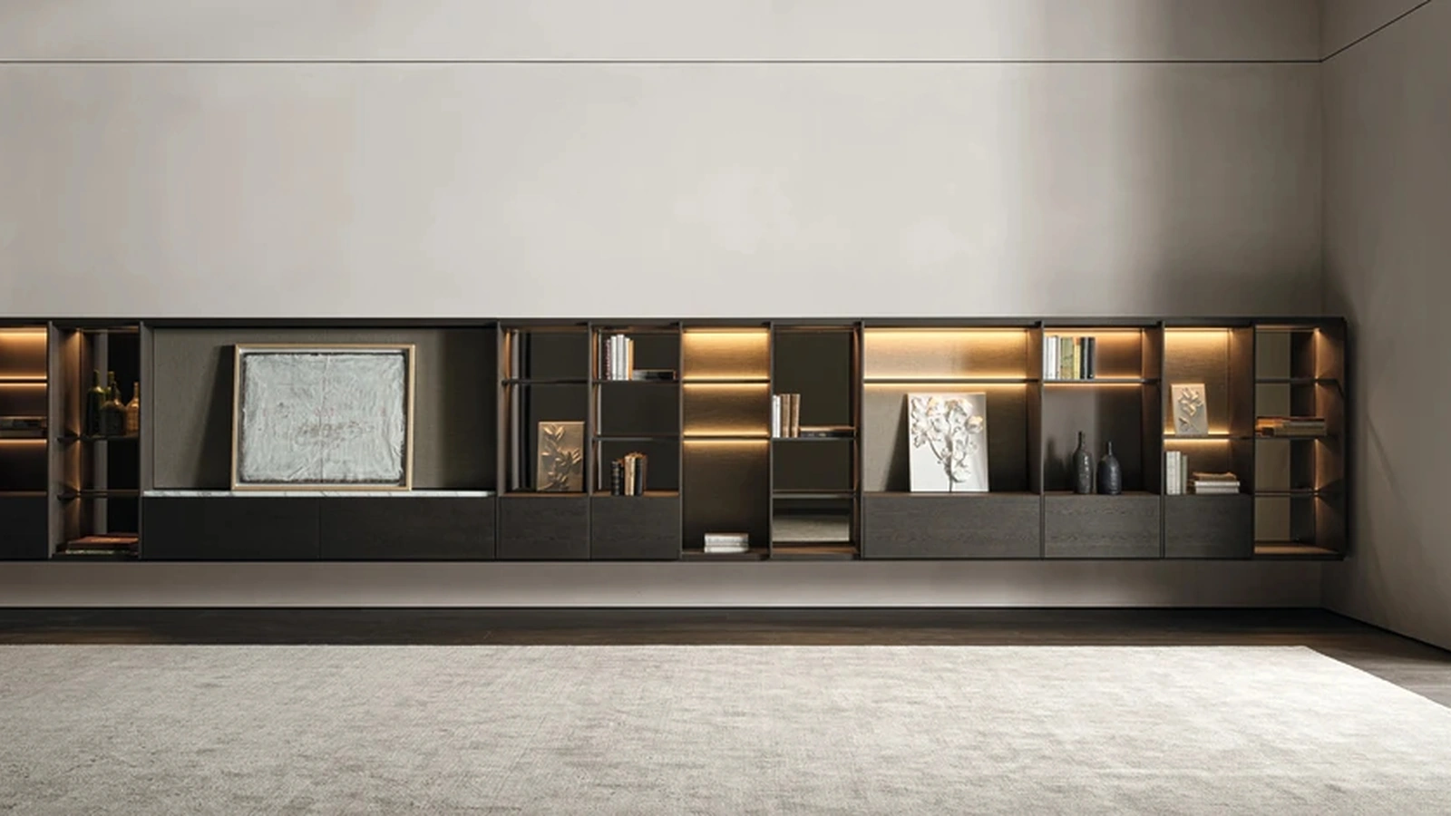 Logos Set 02 Bookcase by Molteni & C
