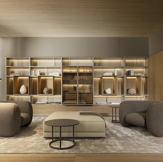 Bookcase 505 UP SYSTEM 04 by Molteni &