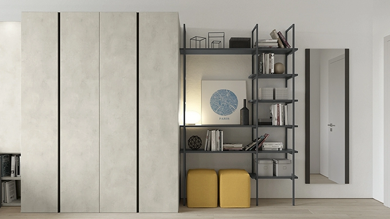 Up&Up Golf A105 Bookcase by Colombini Casa